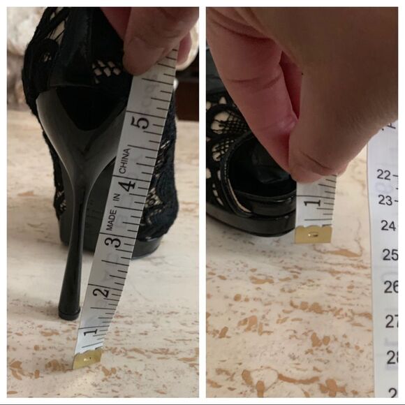 Alexander McQueen Orchid Lace peep toe pumps - Picture 8 of 8